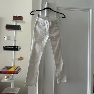 7 For All Mankind White Legging Jeans, Skinny, Girl Size 10